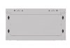 Lanberg Szafa instalacyjna rack wisząca 19 4U 540x350 szara drzwi przeszklone (flat pack)